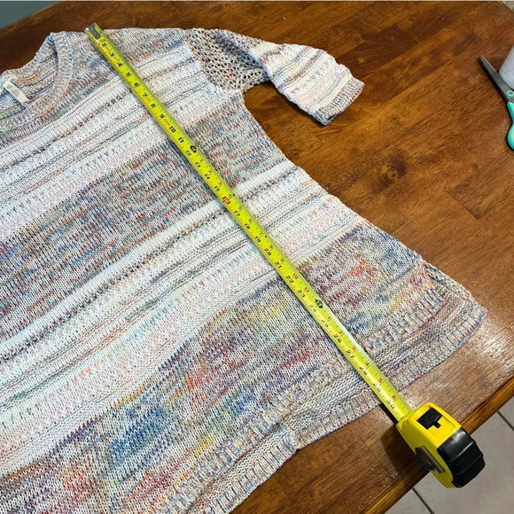 Matilda Jane Beautiful Moments Sweater cable knit multi color sweater size M - Picture 8 of 12